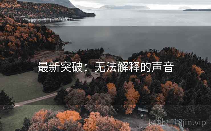 最新突破：无法解释的声音